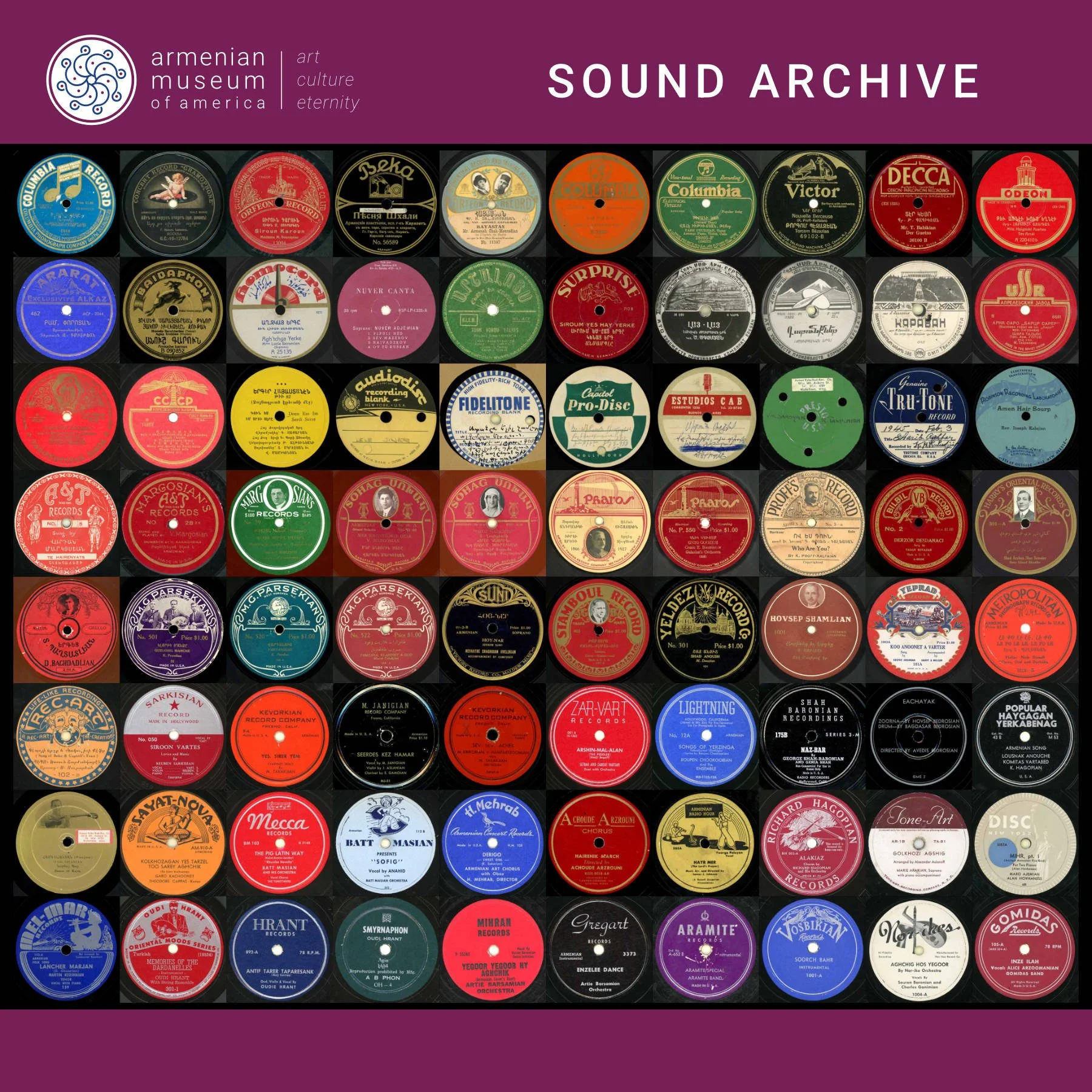 Armenian Musical Heritage: Sound Archive — Armenian Museum of America